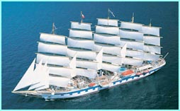 The Royal Clipper Tall Ship sailing cruise